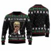 Trump Joy To The World I'll Be Your President Again Christmas Sweater 1