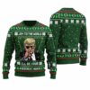 Trump Joy To The World I'll Be Your President Again Christmas Sweater 3