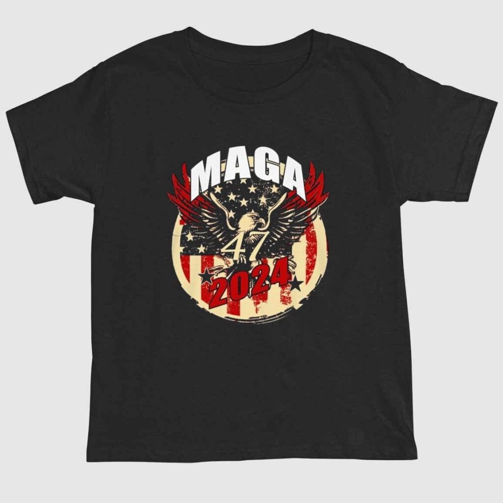 Trump Maga 47 Eagle America T Shirt 1 2