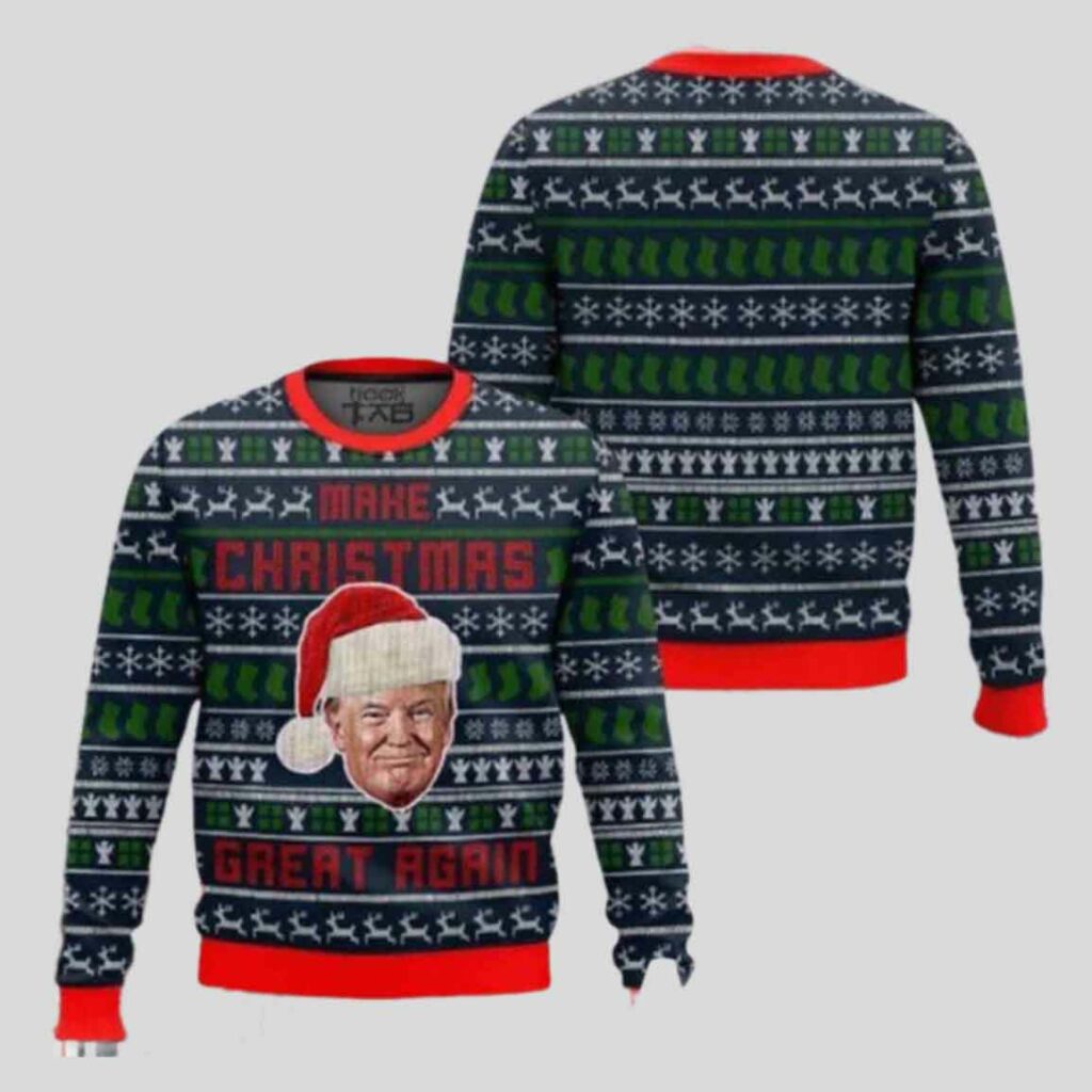 Trump Make Christmas Great Again Ugly Christmas Sweater