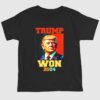 Trump Won 2024 US President Shirt 1 2 1