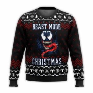 Venom Beast Mode Christmas Ugly Christmas Sweater