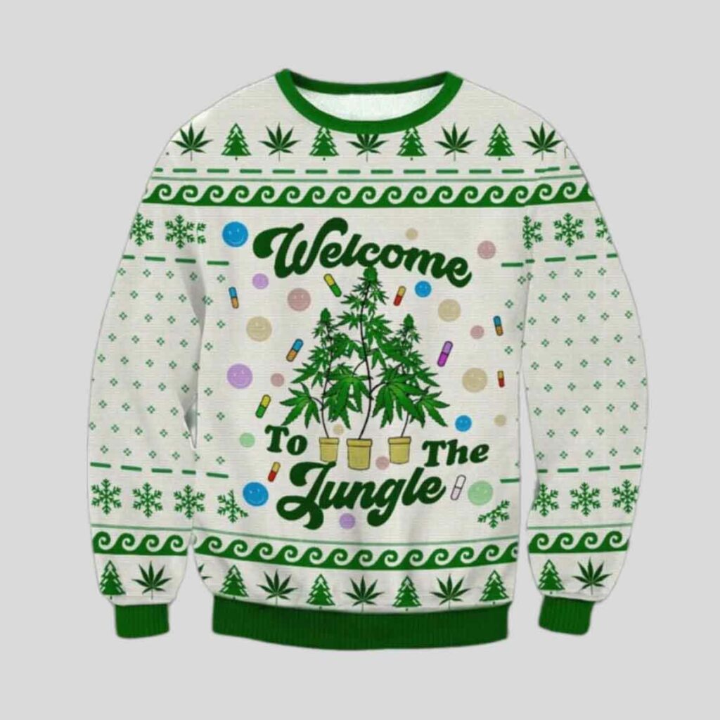 Welcome To The Jungle Ugly Chrismas Sweater