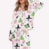 Wicked Pink And Green Pajama Set 1