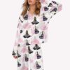 Wicked Print Pajama Set 1