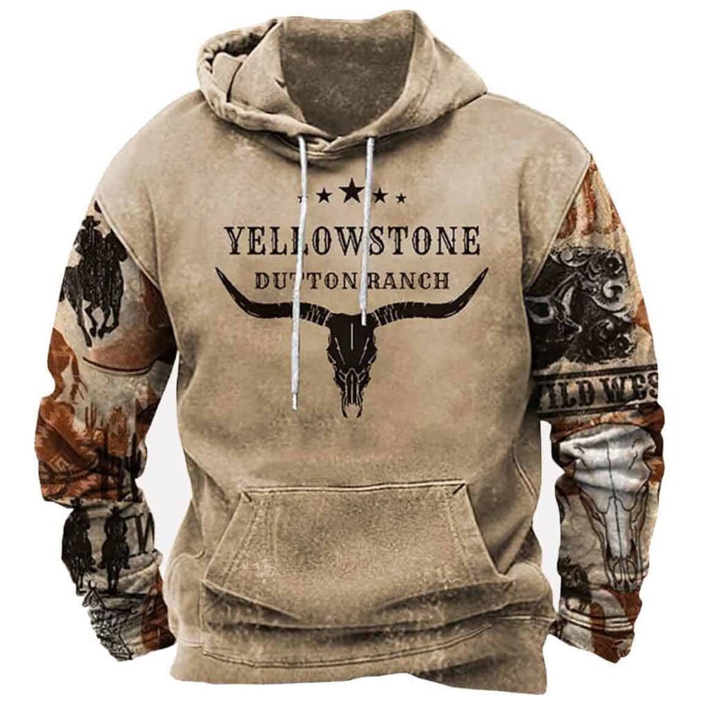 Yellowstone Dutton Ranch Indian Style Men's Hoodie