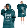 1 Philadelphia Eagles Football Unisex Blanket Hoodie 2