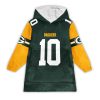 10 Green Bay Packers Football Unisex Blanket Hoodie 1