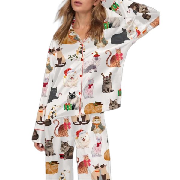 12 Cats Of Christmas Pajama Set 1