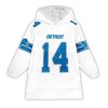 14 Detroit Lions Football Unisex Blanket Hoodie 1