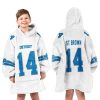 14 Detroit Lions Football Unisex Blanket Hoodie 3