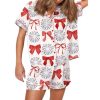 4th Of July American Fireworks Girl Cowgirl Pajama Set 3