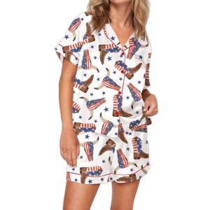 4th Of July Cowboy Pajama Set 1