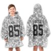 85 San Francisco 49ers Football Unisex Blanket Hoodie 3