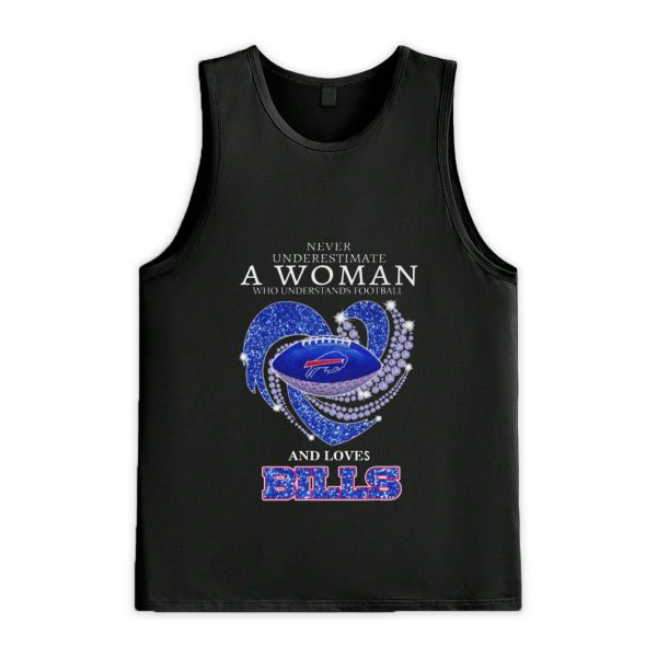 A Woman Who Understands Football And Loves Bills Shirt 3