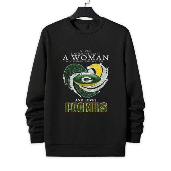 A Woman Who Understands Football And Loves Packers Shirt 4