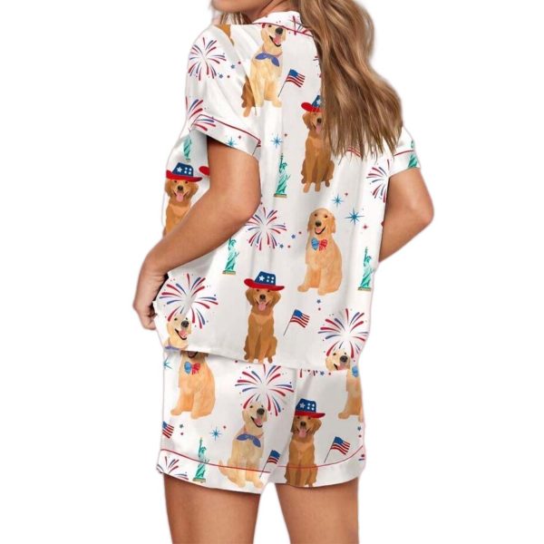 American Golden Retriever Pajama Set 2