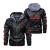 Arizona Diamondbacks Hooded Leather Jacket 2