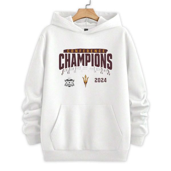 Arizona State Sun Devils 2024 Big 12 Football Conference Champions Endzone Rush Shirt 3