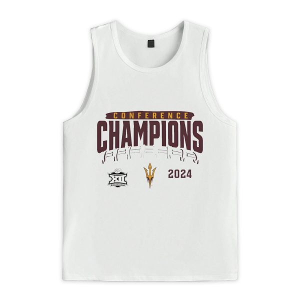 Arizona State Sun Devils 2024 Big 12 Football Conference Champions Endzone Rush Shirt 4