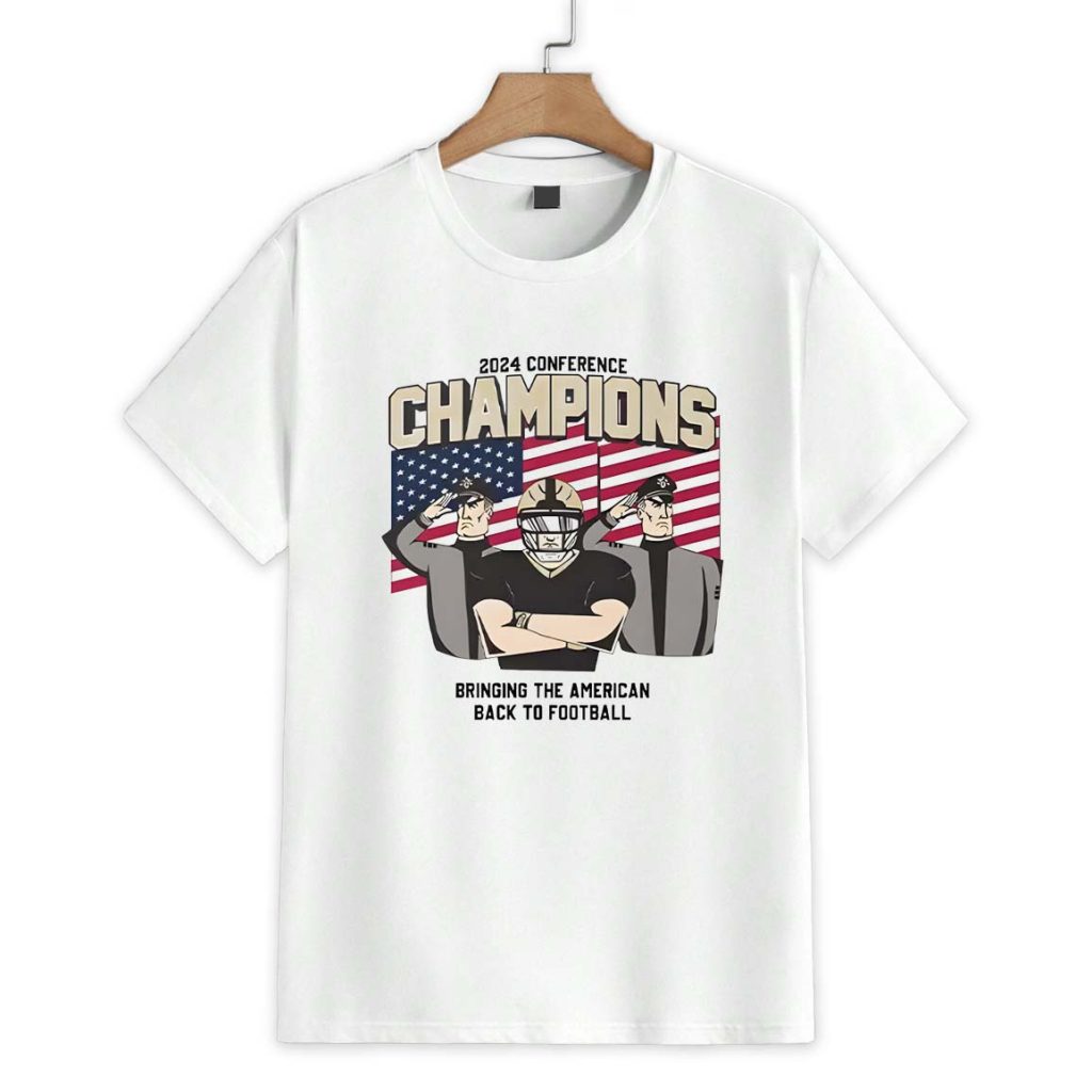 Army Black Knights 2024 Conference Champions Shirt 1