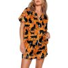 Black Cat Halloween Spirit Pajama Set 1