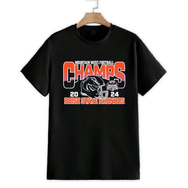 Boise State Broncos 2024 Mountain West Conference Football Champions Shirt 1