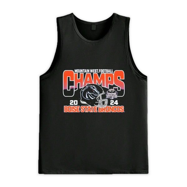 Boise State Broncos 2024 Mountain West Conference Football Champions Shirt 4