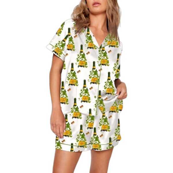 Broken Champagne Bottle Pajama Set 1