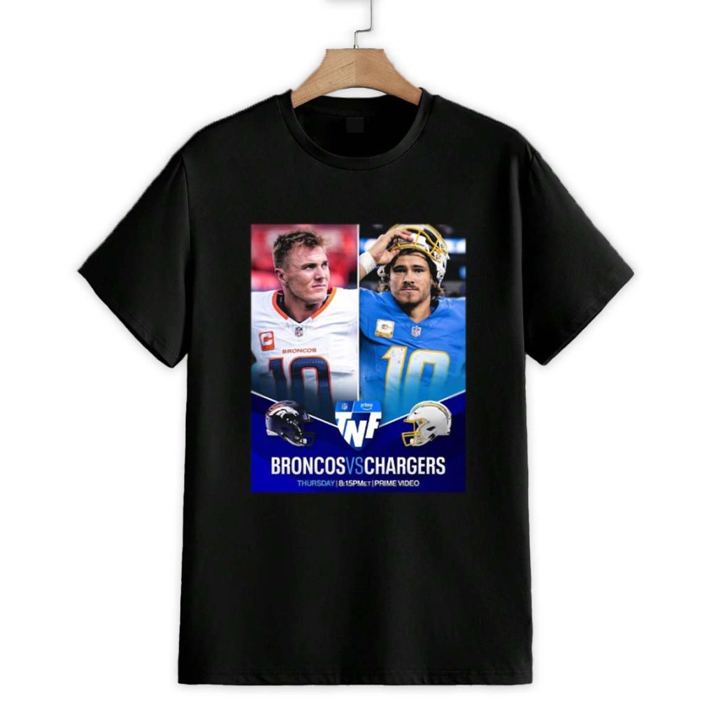 Broncos Vs Chargers Thursday Major Playoff Poster Shirt 1