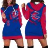 Buffalo Bills Torn Effect Hoodie Dress