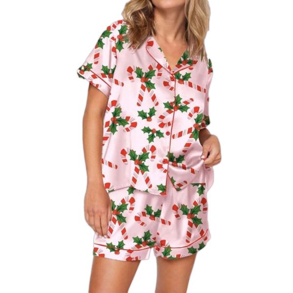 Candy Cane Pajama Set 1