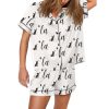 Cats Kamala Comma La Pajama Set 3