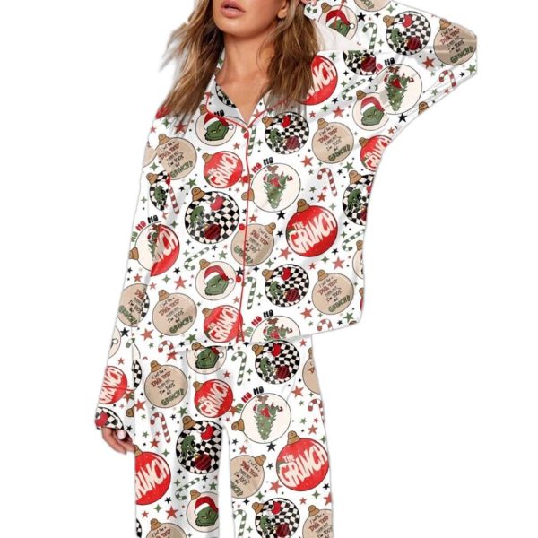 Christmas Balls Pajama Set 1