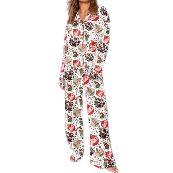 Christmas Balls Pajama Set 3