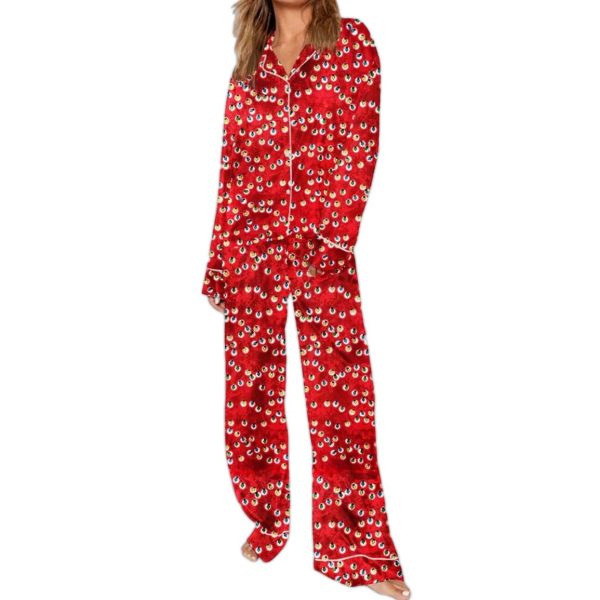 Christmas Lights Pajama Set 3