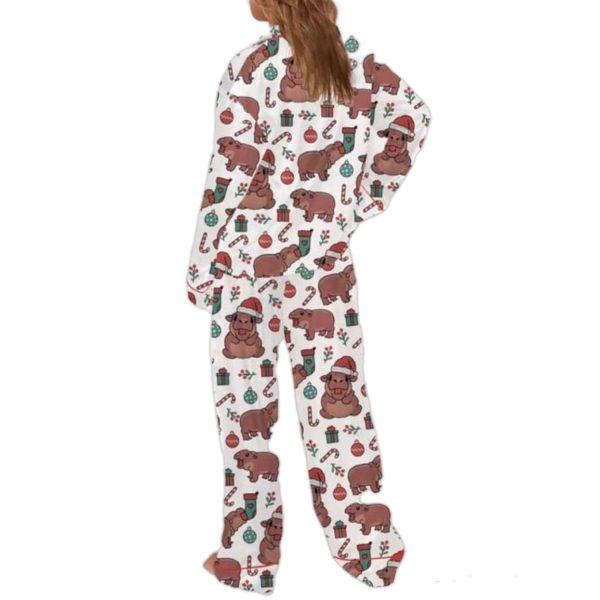 Christmas Moo Deng Pajama Set 3