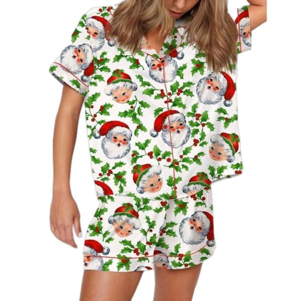 Christmas Mr And Mrs Claus Pajama Set 3