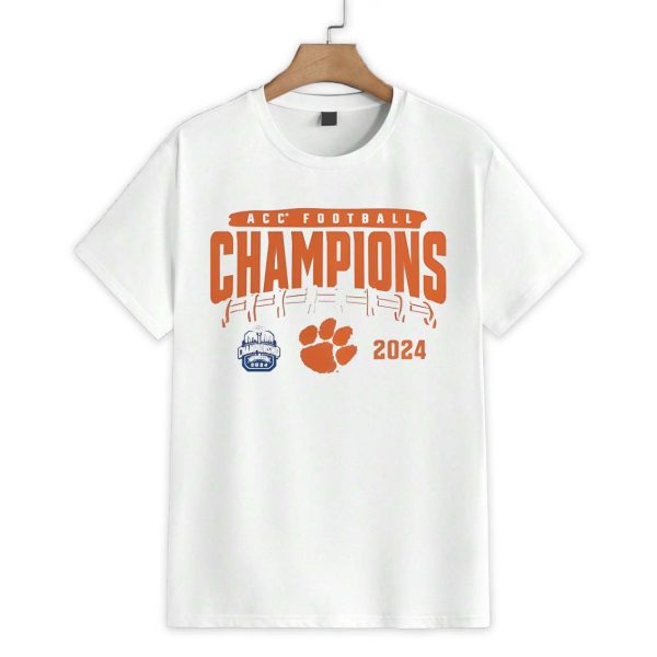 Clemson Tigers 2024 ACC Football Conference Champions Endzone Rush Shirt 1