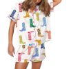 Colorful Cowboy Boot Pajama Set 1