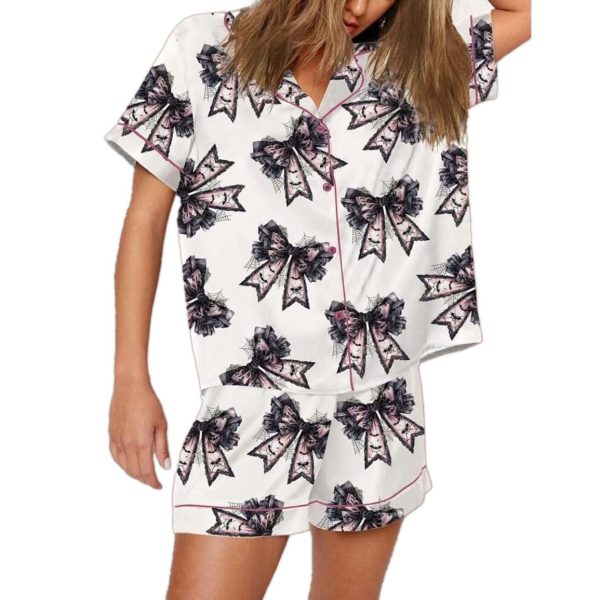 Coquette Bow Halloween Pajama Set 2