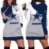 Cowboys Triple Color Womens Hoodie Dress