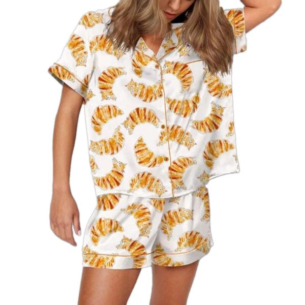 Croissant Cats Pajama Set 3