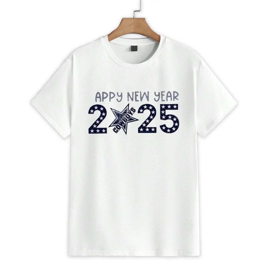 Dallas Cowboys Happy New Year 2025 Shirt 1