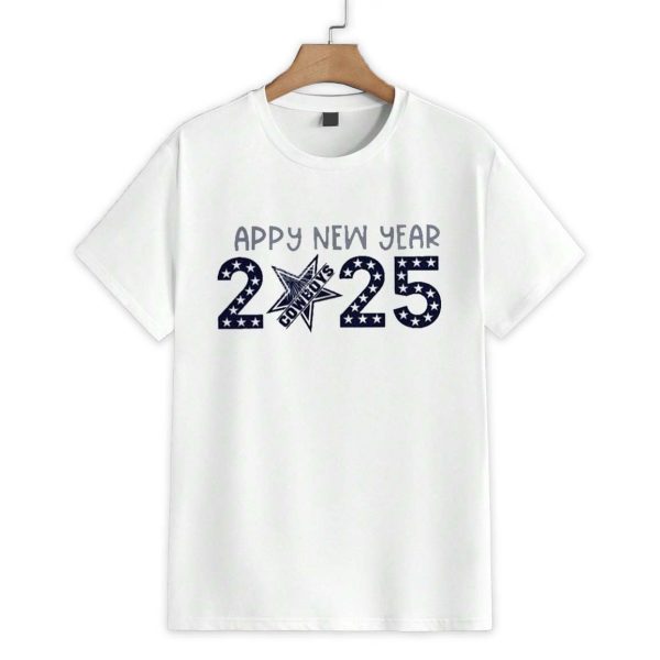 Dallas Cowboys Happy New Year 2025 Shirt 1