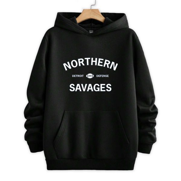 Dan Campbell Northern Savages Detroit Defense Shirt 3