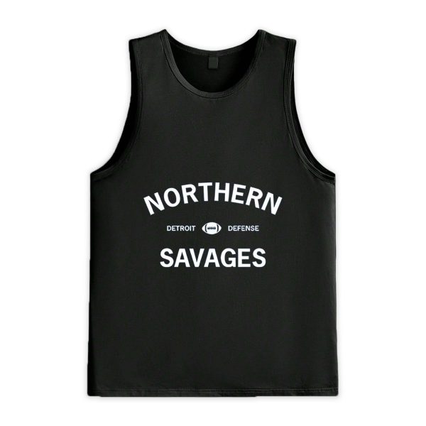 Dan Campbell Northern Savages Detroit Defense Shirt 4