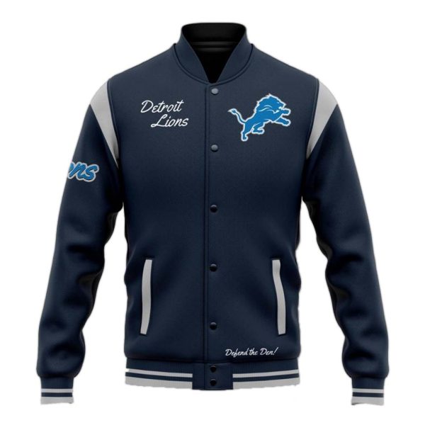 Detroit Lions North Division Special Varsity Jacket 1