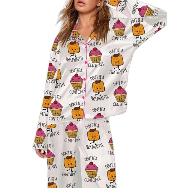 Dont Be A Twatwaffle Cuntcake Pajama Set 1