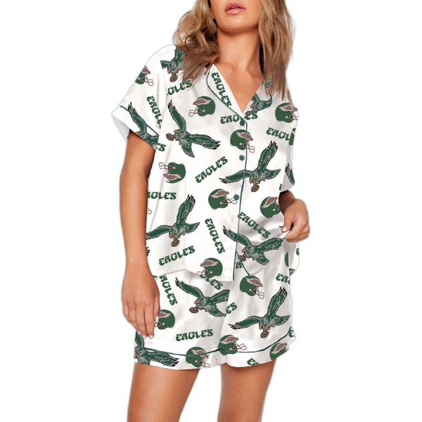 Eagles Football Print Pajama Set 2